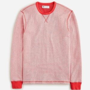 Men’s medium J Crew Wallace & Barnes two-tone honeycomb waffle crewneck